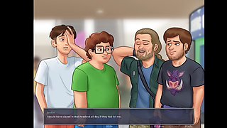 Busty stepsister gets wild in the summertime saga