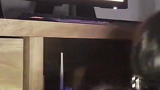 Caught Watching Porn and Sucked off Until He Gave Me a Huge Oral Creampie!