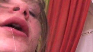 Extreme deep throat fucking by monster cock
