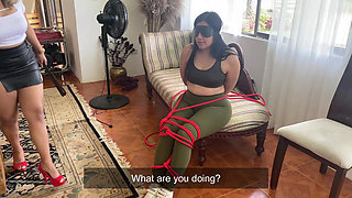 Teen Subdues Her Stepmother Until She Pays for Her Mistake!!!! Naty Delgado