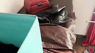 Brunette babe chelsea french solo masturbation