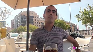He sells his big boobed girlfriend to fuck some random guy