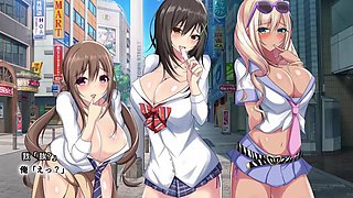 Foursome with slutty bitches at onsen