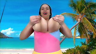 Huge Tits Oiled and Milked