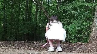 I had to pee in the park. I've been having too much fun.