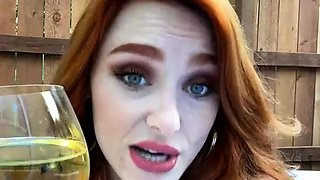 Amateur striptease and Solo masturbation