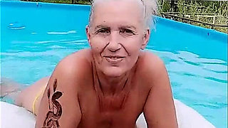 Hot Housewife Lukerya in the Pool