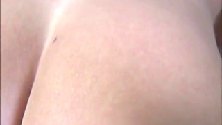 Amateur hottie eats cum