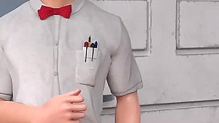 Stepsis Is a Gloryhole Slut- Sexbot Animated Porn Gameplay