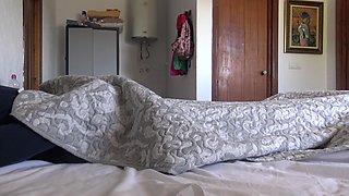 This Turkish Granny Is Shocked!!! I Take Out My Big Cock in Front of Her.