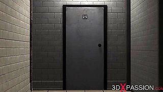 Innocent female's extreme deepthroat clip