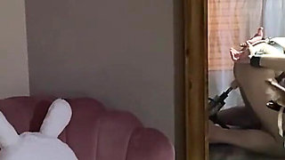 French Pegging - Femdom: Whipping, Fucking Machine, and Blowjob Under Control