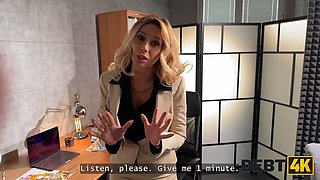DEBT4k. Busty Mrs. Boss solved her debt with her tight pussy and blowjob: Porn