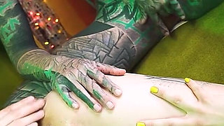Serpienta Gets Her Asshole Filled with Cum, Compliments of Anuskatzz and Illuz
