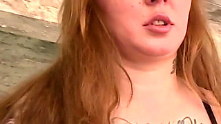 Sexy tattooed big boobs chick squirts at the end
