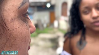 YOUNG CHICK GIVING IT TO TWO IN FRONT OF HER STEPMOTHER