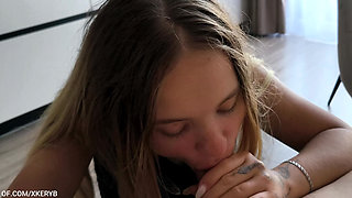 My stepsister helped me cum after catching me masturbating