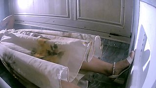 Hidden cam caught masturbating