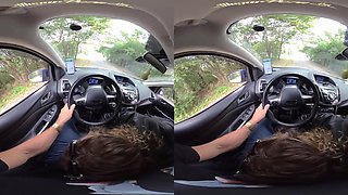 Amateur Brunette's Wild Public Passion in Uniform