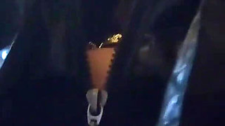 Milfycalla- a Lot of Cum on My Black Down Jacket and Black Leather Leggings 216