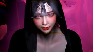 Beauty Lustful Chick at Club - 3D Animation