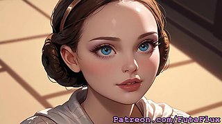 Futanari padme amidala masturbating