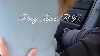 Pinay Teacher Fucked in the Car Lucky Fan Fucked