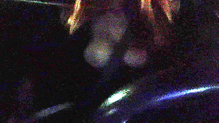 Italian Big Tits Milf Artemisia Love Late night Car Ride with her big boobs out