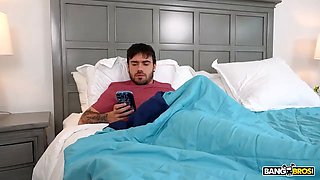 Bangbros - angel teenies milks in the kitchen before seducing her roommate's boyfriend
