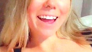 Big boobs milf masturbates with her dildo