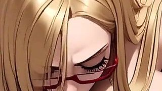 Blonde Blowjob on the Beach, Ai Animation