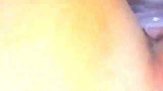 Horny Chubby Ass Wife Getting Massive Creampie - Real Amateur Homemade Couple Doggystyle Sex