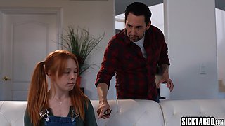 Seductive teenage fucks stepdad and teacher
