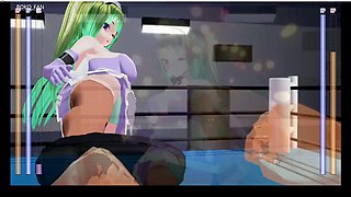 3D animated damsel in distress scenes with ultimate struggle