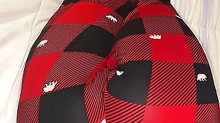 Melove Sexy Butt In Tight Red & Black Pants