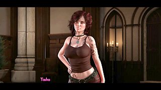 Hot 3D animated cartoon girls getting down and dirty