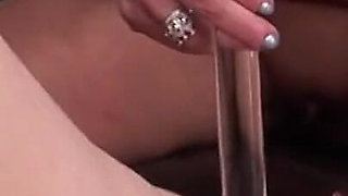 Babe with Tattoos and Her Girlfriend Lick and Fuck Their Cunts with a Double Ended Dildo