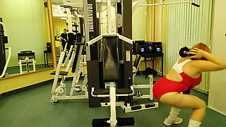 Curvy Mouse Fucked at the Gym