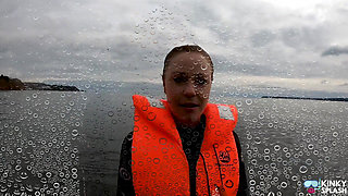 Strapped Tight & Floating Free - Sexy Wetsuit Life Jacket Test