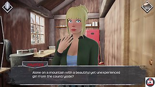 Animated anime porn game featuring a sexy farmer girl