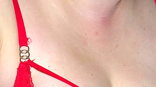 Blowjob Sweet and Slow - Massive Cum on Natural Tits