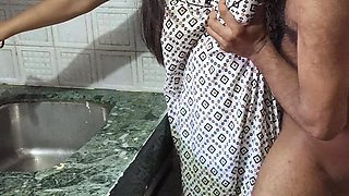 Indian Desi Village Bhabhi Fucked by Brother in Law in the Kitchen