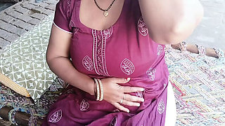 Desi Bhabhi Fucks Landlord Hard to Pay Debt - Hindi Audio, Big Ass, Cum in Mouth