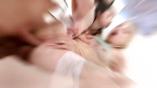 Kira Thorn Vs Nicole Black Anal Battle with Gapes, Balls Deep