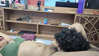 Blinfdfolded Wife Share Surprize Wedding Anniversary Gift From Husband with Husband's Friend