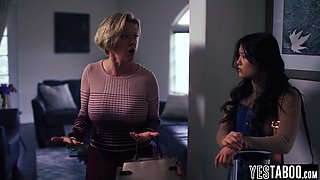 Asian teenage fucks stepmoms large-breasted bestie