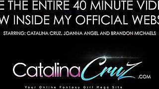 Engaging Catalina Cruz and Joanna Angel's brunette sex