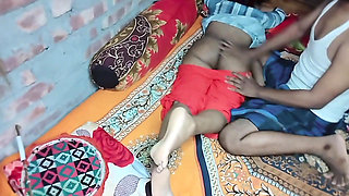 New Married Couple Having Romantic Sex