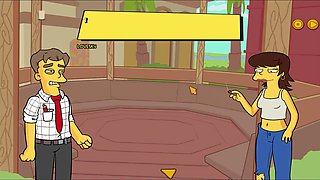 Steamy animated teen in sexy lingerie