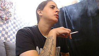 Lesbian Soft Dyke Smoking